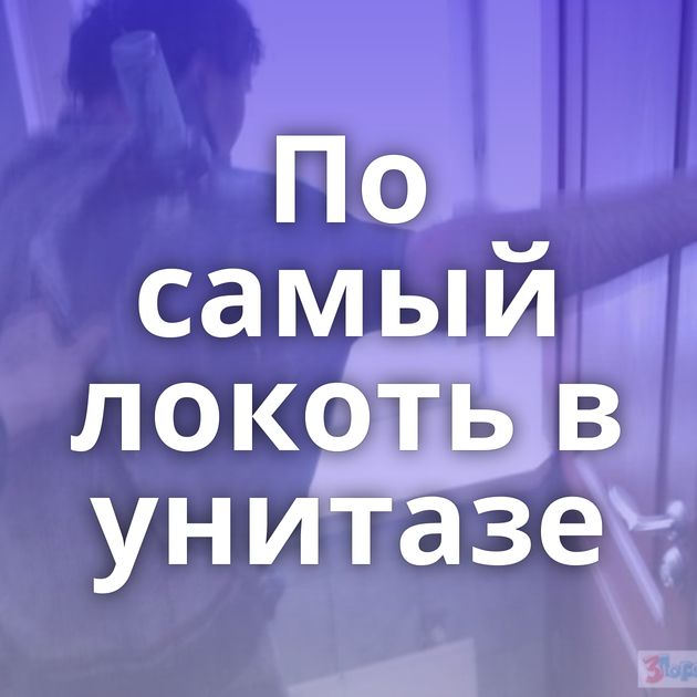 По самый локоть в унитазе