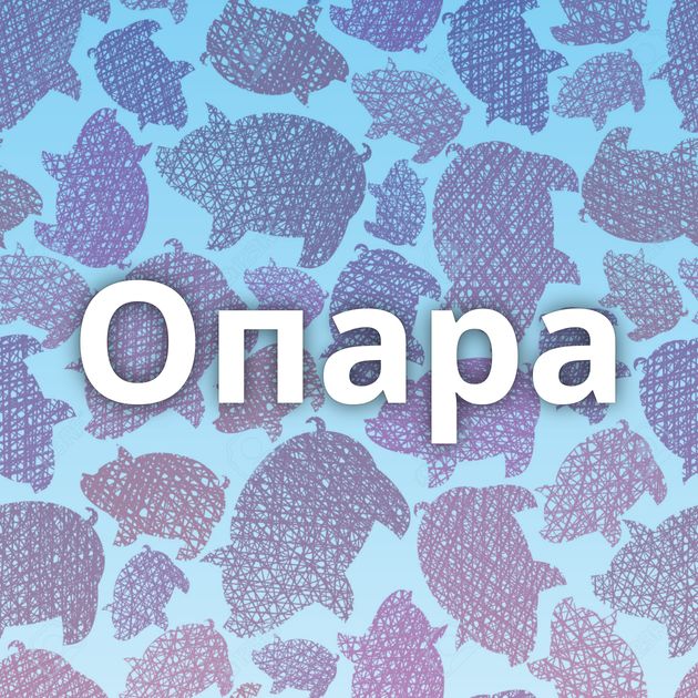 Опара