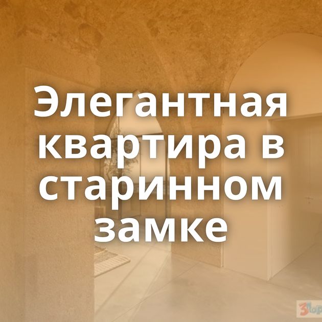 Элегантная квартира в старинном замке