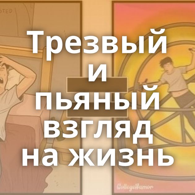 Трезвый и пьяный взгляд на жизнь