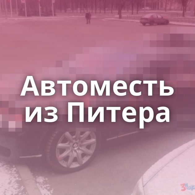 Автоместь из Питера