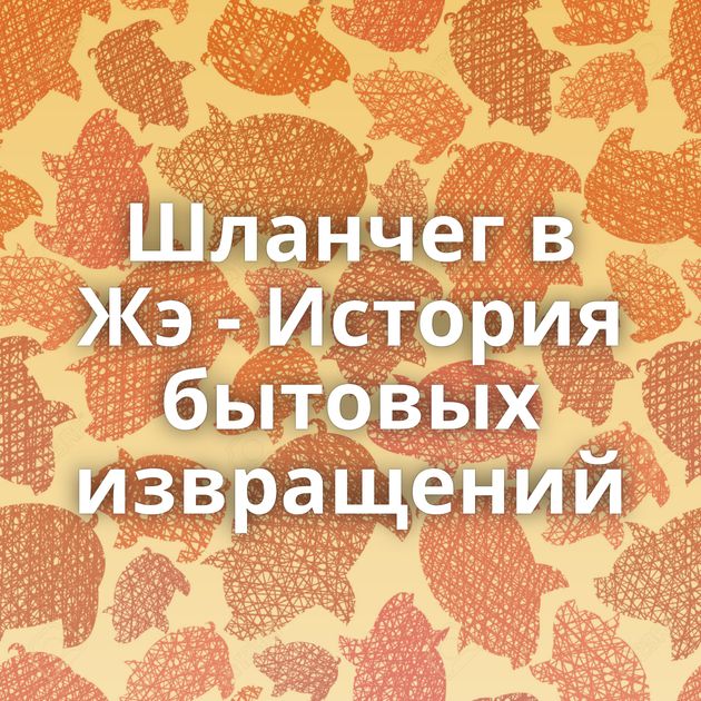 Шланчег в Жэ - История бытовых извращений