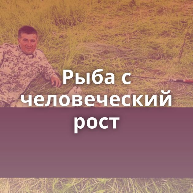 Рыба с человеческий рост