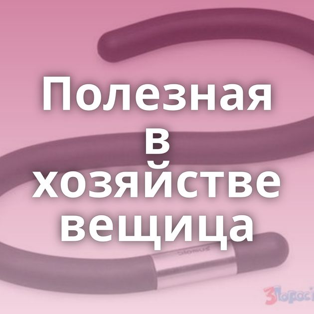 Полезная в хозяйстве вещица