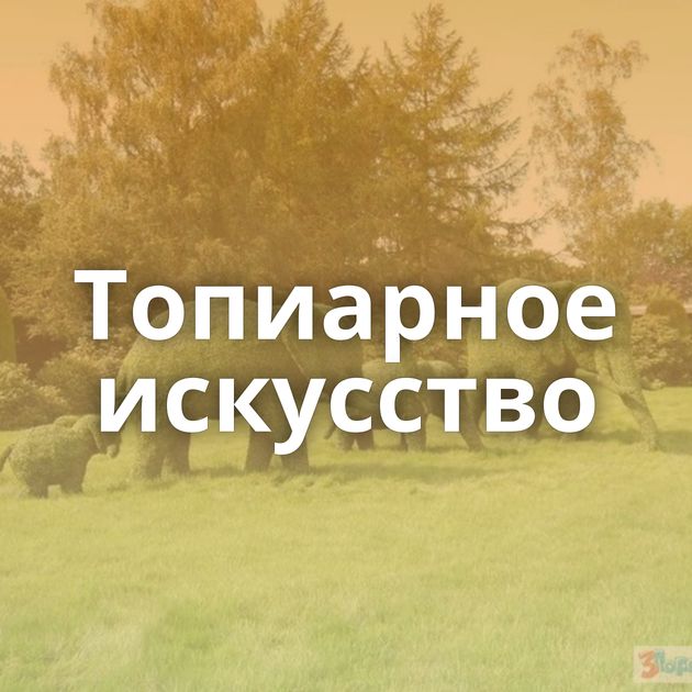 Топиарное искусство