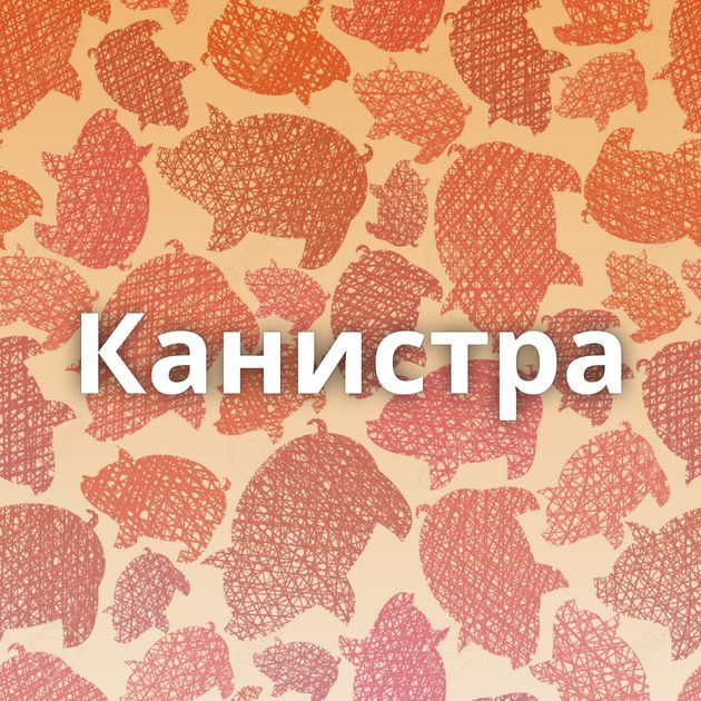 Канистра