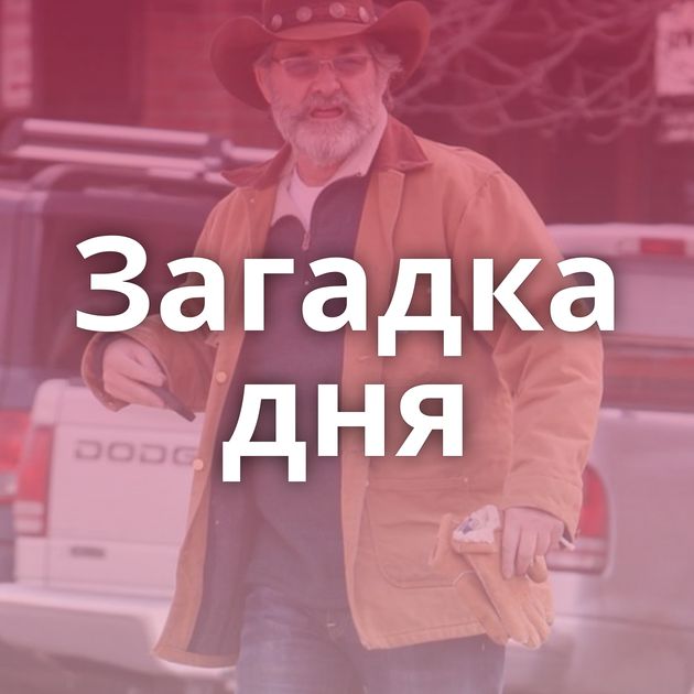 Загадка дня