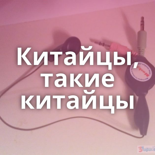 Китайцы, такие китайцы