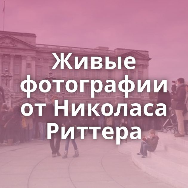 Живые фотографии от Николаса Риттера