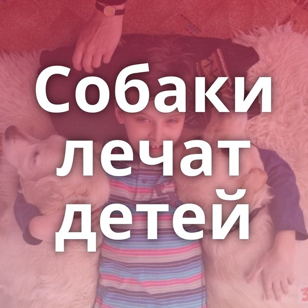 Собаки лечат детей