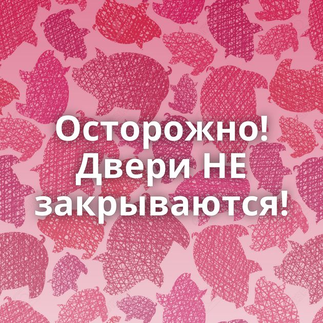 Осторожно!Двери НЕ закрываются!