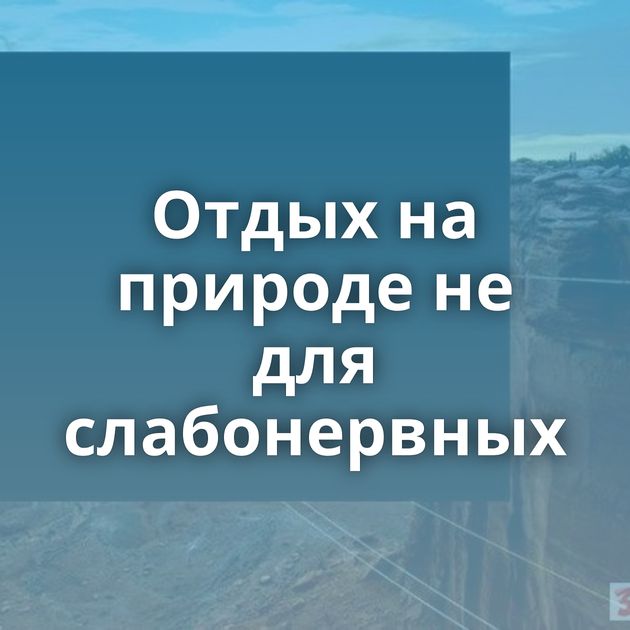 Отдых на природе не для слабонервных