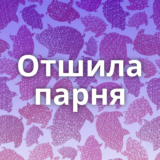 Отшила парня