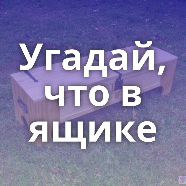 Угадай, что в ящике