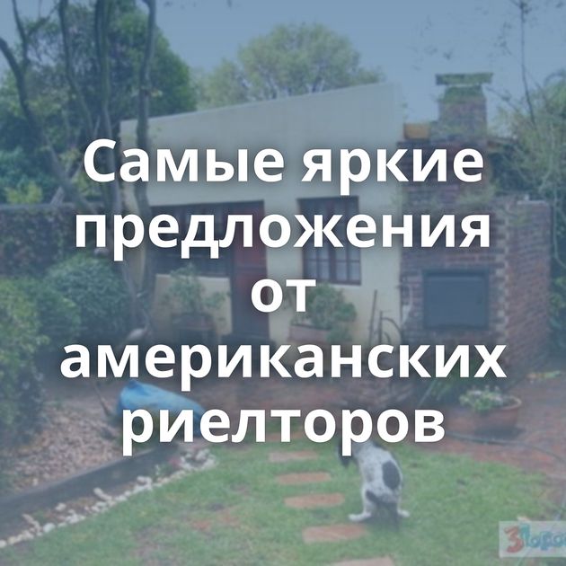 Самые яркие предложения от американских риелторов