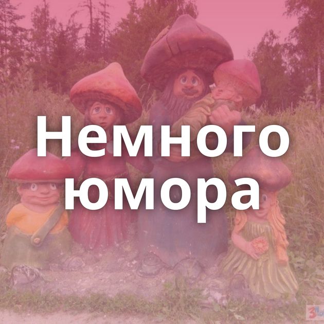 Немного юмора