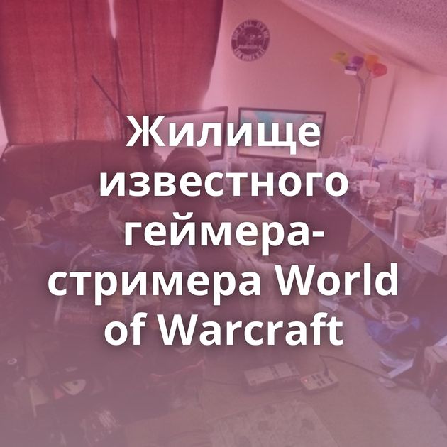 Жилище известного геймера-стримера World of Warcraft