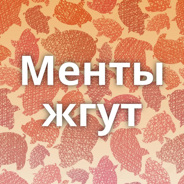 Менты жгут