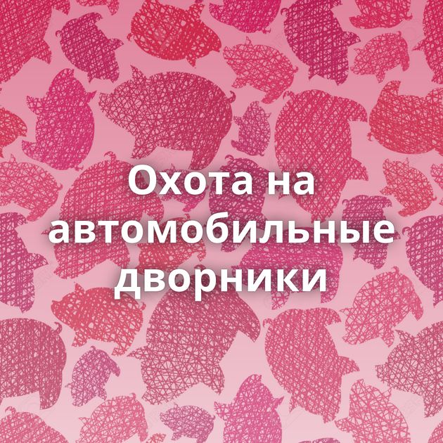 Охота на автомобильные дворники