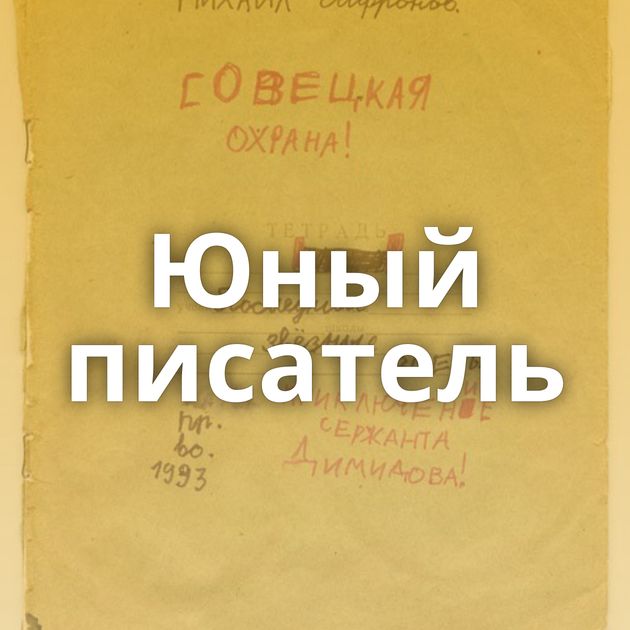Юный писатель