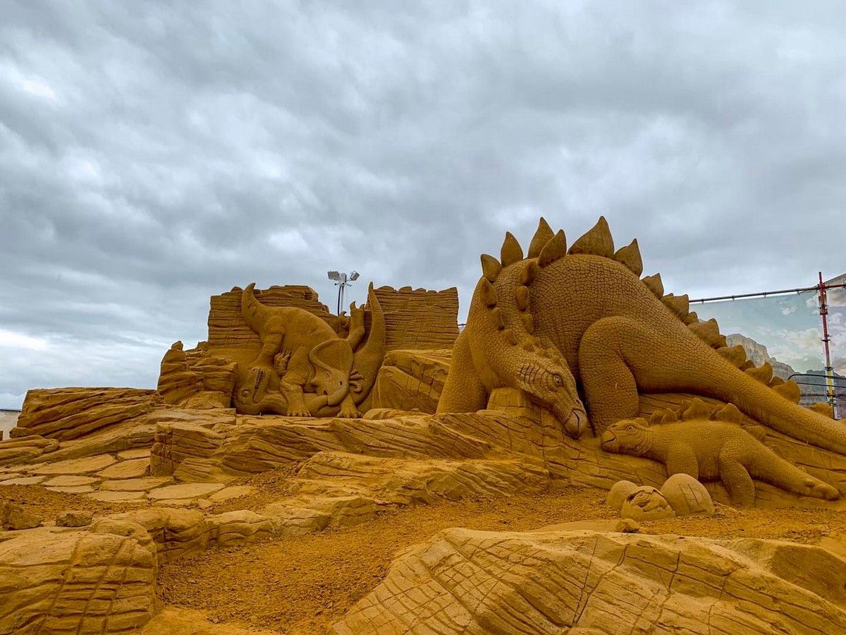 Скульптуры из песка