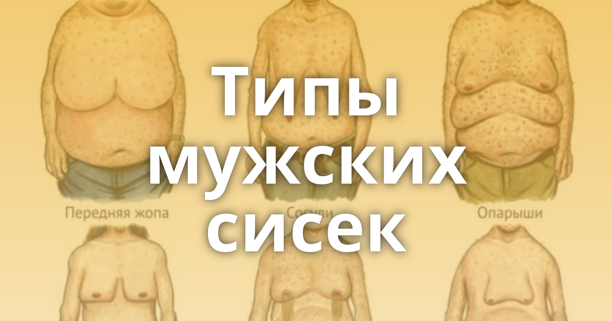 Типы мужских сисек | Типи